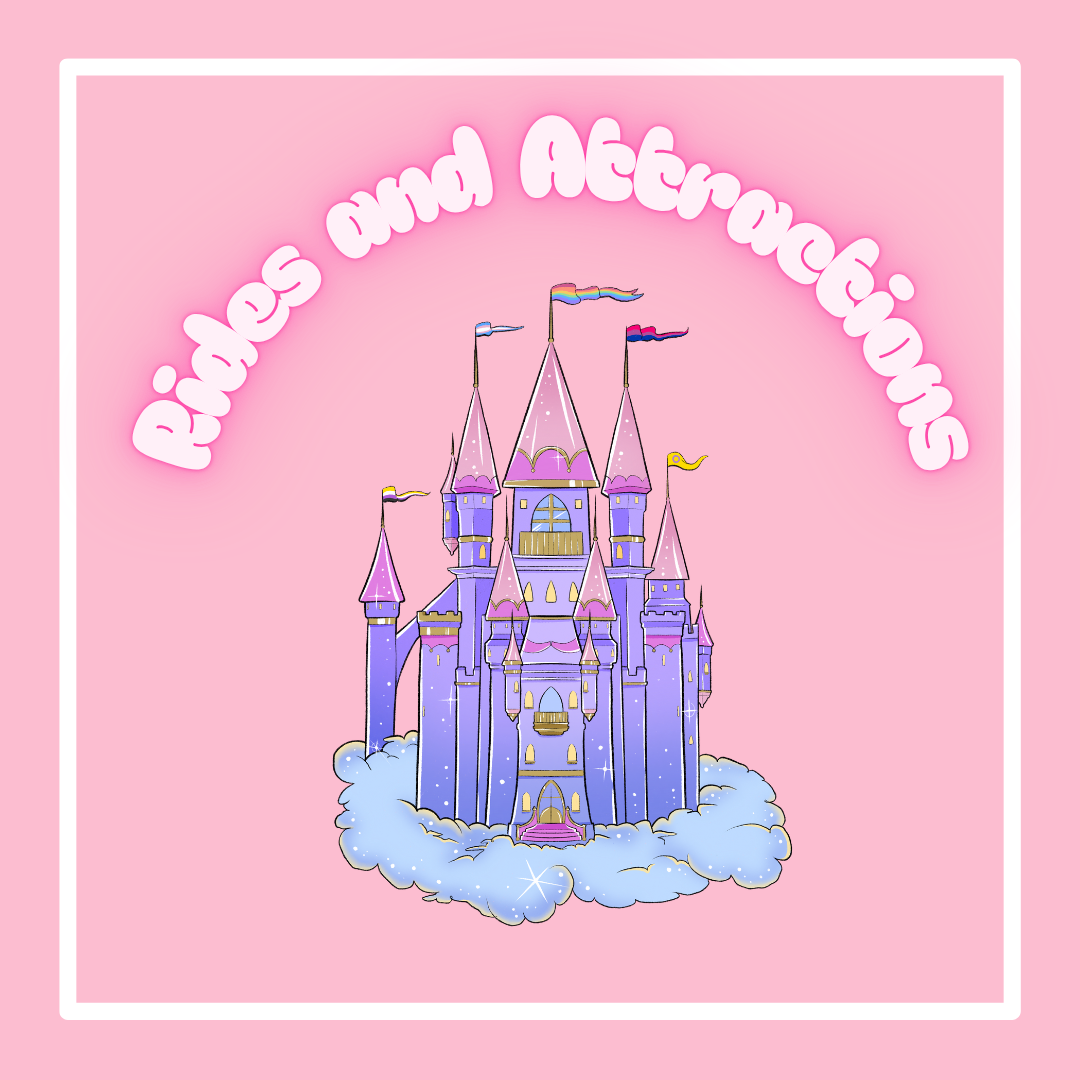 Rides, Attractions, Foods, Balloons