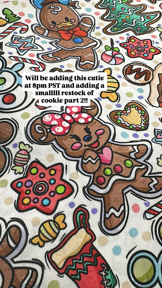 Cookie white background