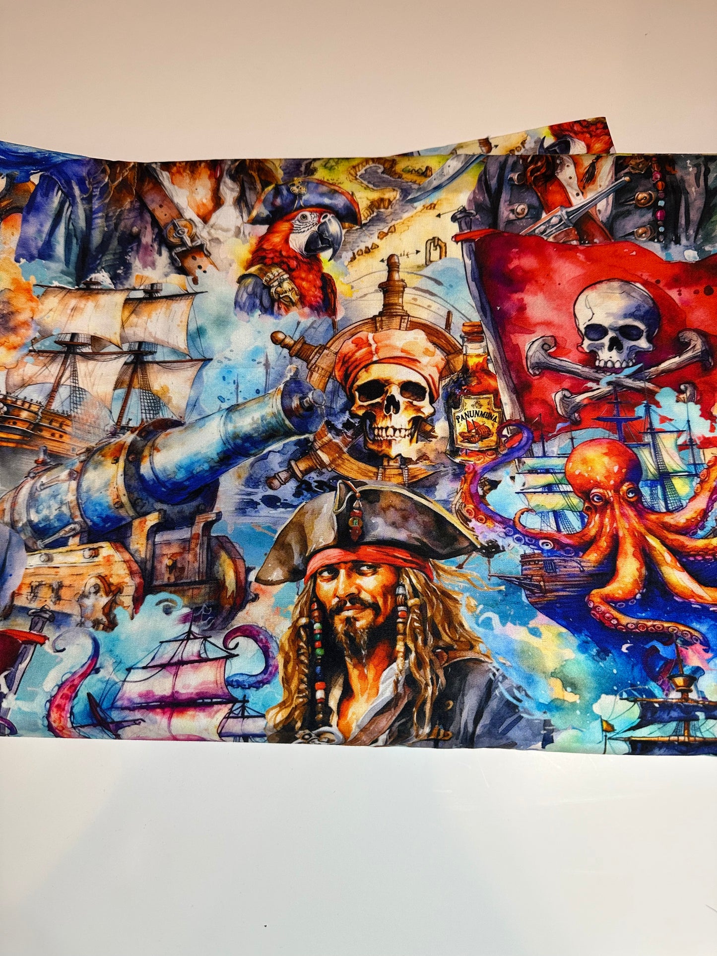 Vibrant pirate life for me Corset (NEW Fabric)