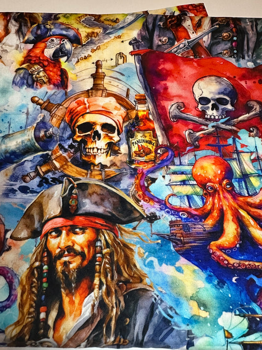Vibrant pirate life for me Corset (NEW Fabric)
