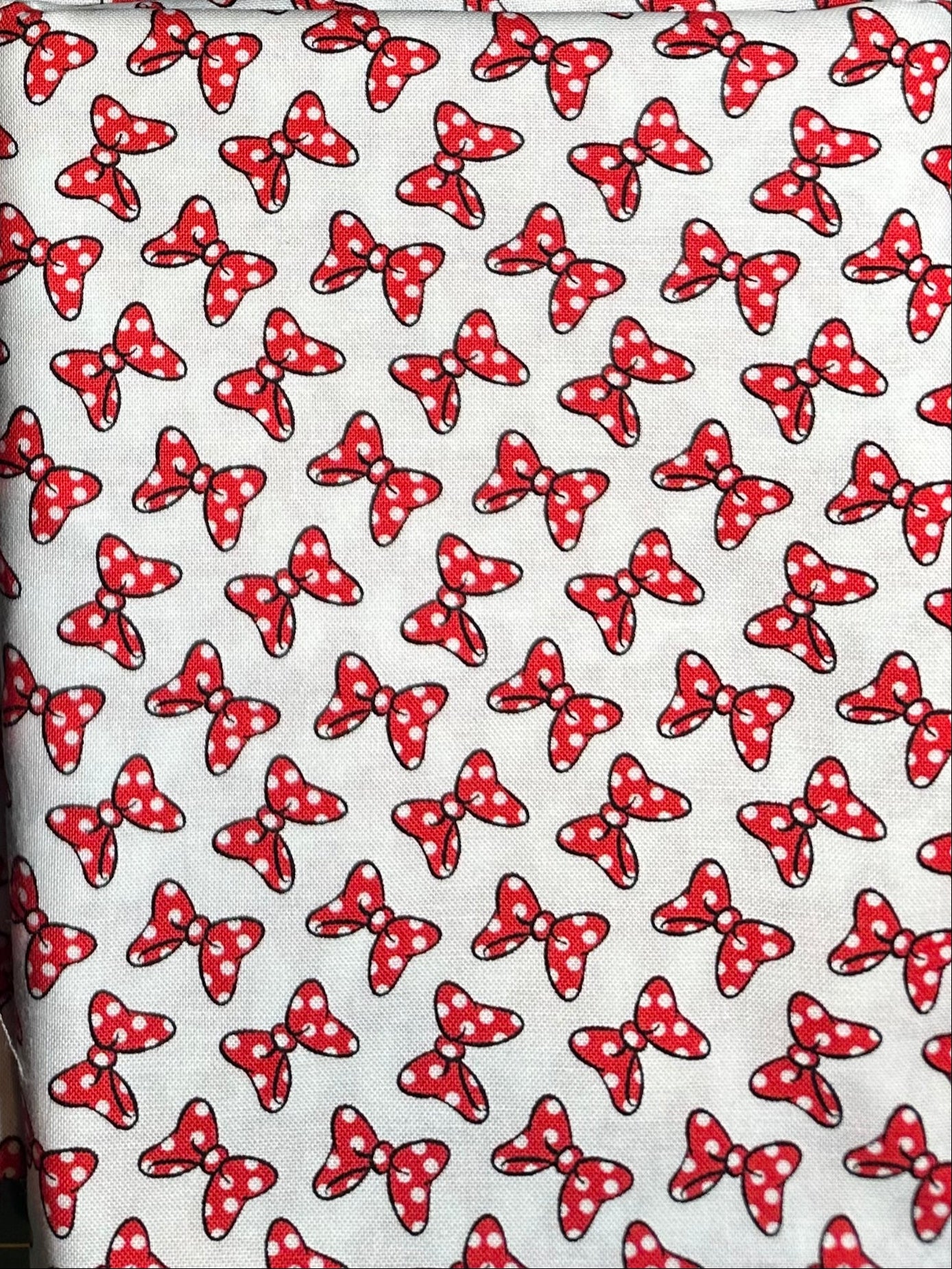White Bow Background
