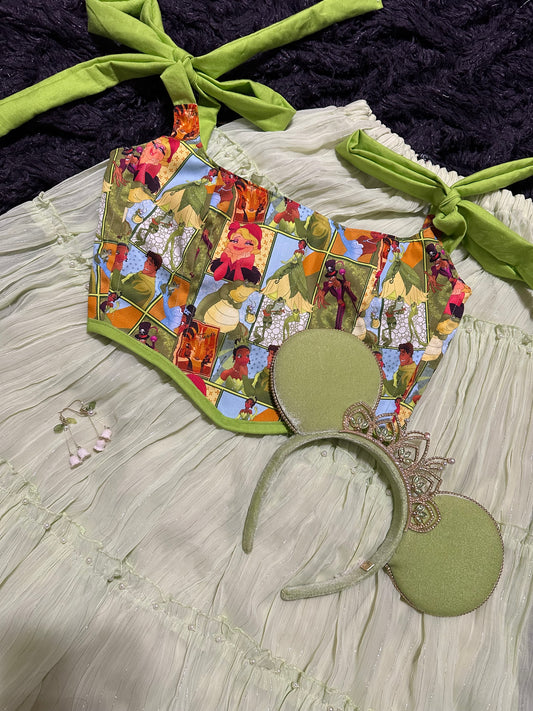 Tiana inspired corset